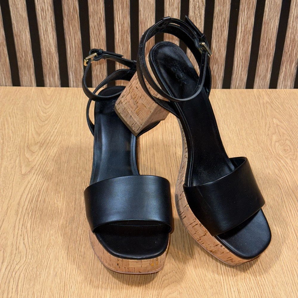Nordstrom Black and Brown Leather Sandals
